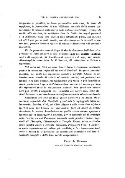 L'idrologia, la climatologia e la terapia fisica periodico mensile dell'Associazione medica italiana d'idrologia, climatologia e terapia fisica