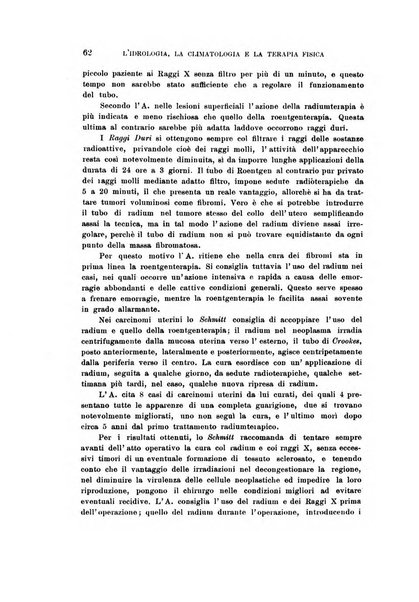 L'idrologia, la climatologia e la terapia fisica periodico mensile dell'Associazione medica italiana d'idrologia, climatologia e terapia fisica