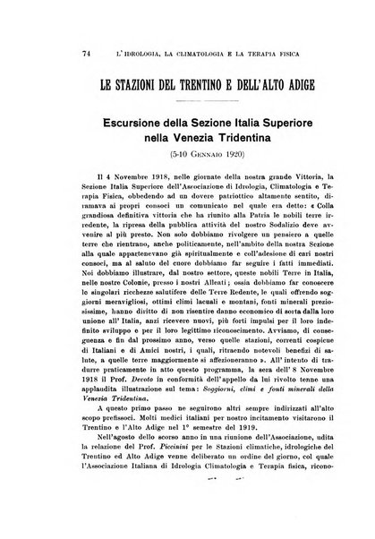 L'idrologia, la climatologia e la terapia fisica periodico mensile dell'Associazione medica italiana d'idrologia, climatologia e terapia fisica