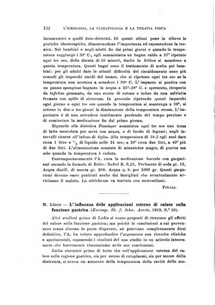 L'idrologia, la climatologia e la terapia fisica periodico mensile dell'Associazione medica italiana d'idrologia, climatologia e terapia fisica