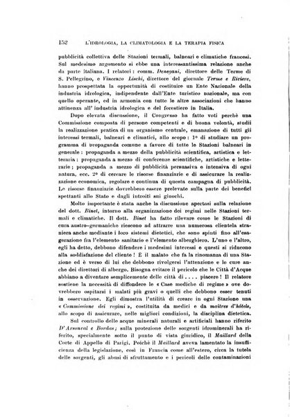 L'idrologia, la climatologia e la terapia fisica periodico mensile dell'Associazione medica italiana d'idrologia, climatologia e terapia fisica