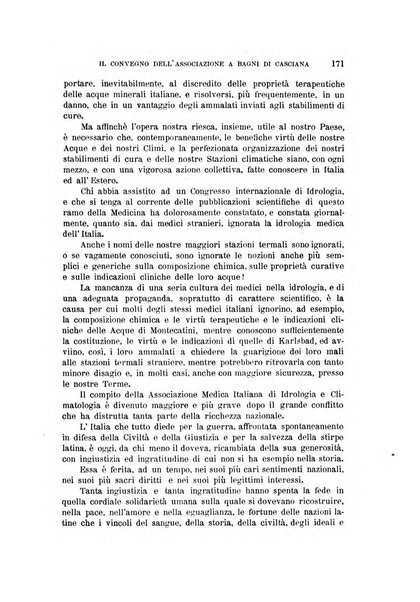 L'idrologia, la climatologia e la terapia fisica periodico mensile dell'Associazione medica italiana d'idrologia, climatologia e terapia fisica