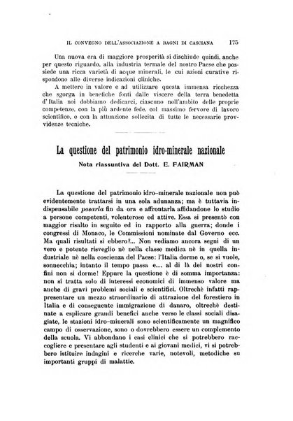 L'idrologia, la climatologia e la terapia fisica periodico mensile dell'Associazione medica italiana d'idrologia, climatologia e terapia fisica