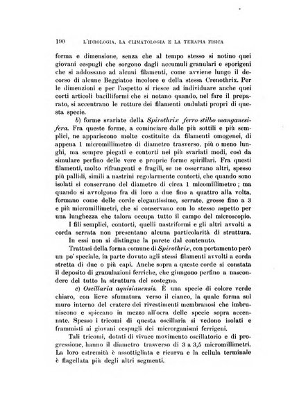 L'idrologia, la climatologia e la terapia fisica periodico mensile dell'Associazione medica italiana d'idrologia, climatologia e terapia fisica