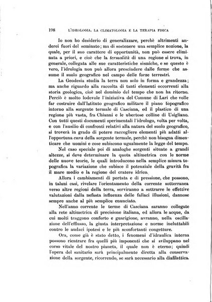 L'idrologia, la climatologia e la terapia fisica periodico mensile dell'Associazione medica italiana d'idrologia, climatologia e terapia fisica