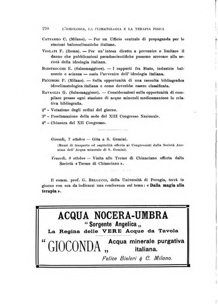 L'idrologia, la climatologia e la terapia fisica periodico mensile dell'Associazione medica italiana d'idrologia, climatologia e terapia fisica