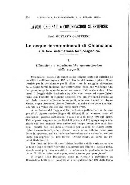 L'idrologia, la climatologia e la terapia fisica periodico mensile dell'Associazione medica italiana d'idrologia, climatologia e terapia fisica