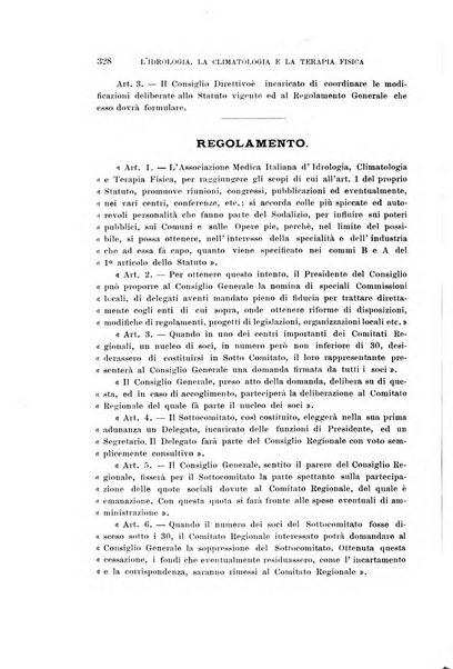 L'idrologia, la climatologia e la terapia fisica periodico mensile dell'Associazione medica italiana d'idrologia, climatologia e terapia fisica