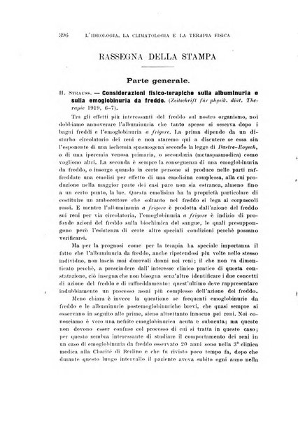 L'idrologia, la climatologia e la terapia fisica periodico mensile dell'Associazione medica italiana d'idrologia, climatologia e terapia fisica