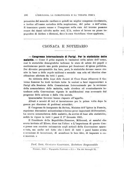 L'idrologia, la climatologia e la terapia fisica periodico mensile dell'Associazione medica italiana d'idrologia, climatologia e terapia fisica