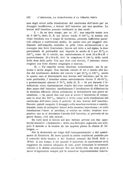 L'idrologia, la climatologia e la terapia fisica periodico mensile dell'Associazione medica italiana d'idrologia, climatologia e terapia fisica