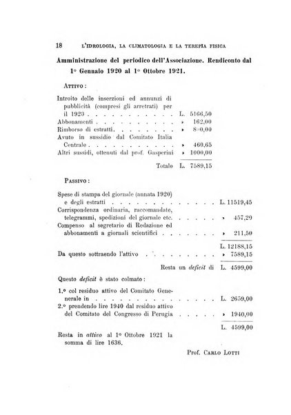 L'idrologia, la climatologia e la terapia fisica periodico mensile dell'Associazione medica italiana d'idrologia, climatologia e terapia fisica