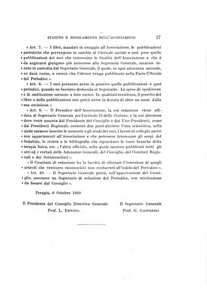 L'idrologia, la climatologia e la terapia fisica periodico mensile dell'Associazione medica italiana d'idrologia, climatologia e terapia fisica