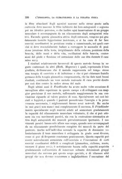 L'idrologia, la climatologia e la terapia fisica periodico mensile dell'Associazione medica italiana d'idrologia, climatologia e terapia fisica