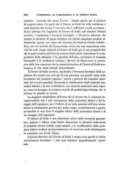 L'idrologia, la climatologia e la terapia fisica periodico mensile dell'Associazione medica italiana d'idrologia, climatologia e terapia fisica