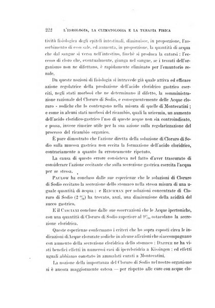 L'idrologia, la climatologia e la terapia fisica periodico mensile dell'Associazione medica italiana d'idrologia, climatologia e terapia fisica