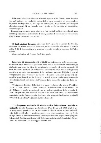 L'idrologia, la climatologia e la terapia fisica periodico mensile dell'Associazione medica italiana d'idrologia, climatologia e terapia fisica