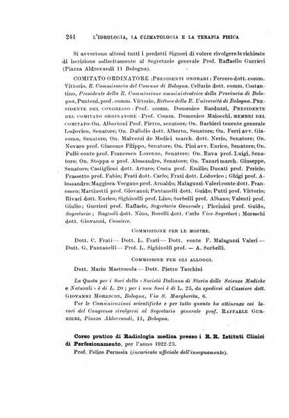 L'idrologia, la climatologia e la terapia fisica periodico mensile dell'Associazione medica italiana d'idrologia, climatologia e terapia fisica