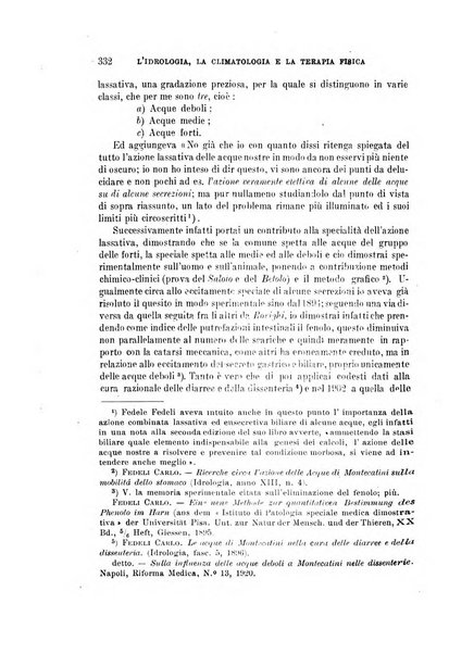 L'idrologia, la climatologia e la terapia fisica periodico mensile dell'Associazione medica italiana d'idrologia, climatologia e terapia fisica