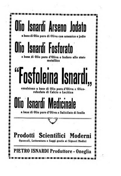 Rivista di idrologia, climatologia e terapia fisica periodico mensile dell'Associazione medica italiana di idrologia, climatologia e terapia fisica