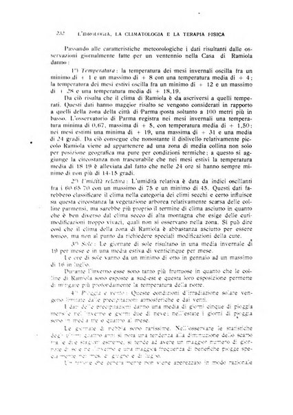 Rivista di idrologia, climatologia e terapia fisica periodico mensile dell'Associazione medica italiana di idrologia, climatologia e terapia fisica