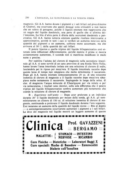 Rivista di idrologia, climatologia e terapia fisica periodico mensile dell'Associazione medica italiana di idrologia, climatologia e terapia fisica