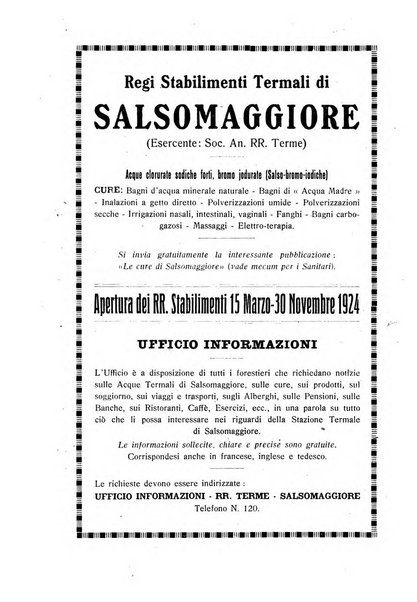 Rivista di idrologia, climatologia e terapia fisica periodico mensile dell'Associazione medica italiana di idrologia, climatologia e terapia fisica