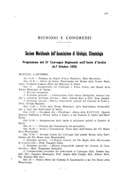 Rivista di idrologia, climatologia e terapia fisica periodico mensile dell'Associazione medica italiana di idrologia, climatologia e terapia fisica