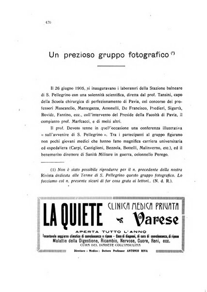 Rivista di idrologia, climatologia e terapia fisica periodico mensile dell'Associazione medica italiana di idrologia, climatologia e terapia fisica