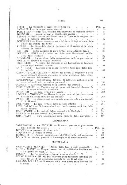 Rivista di idrologia, climatologia e terapia fisica periodico mensile dell'Associazione medica italiana di idrologia, climatologia e terapia fisica