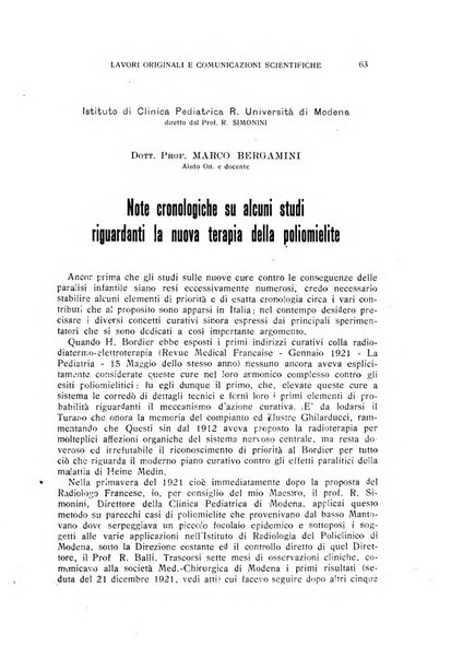 Rivista di idrologia, climatologia e terapia fisica periodico mensile dell'Associazione medica italiana di idrologia, climatologia e terapia fisica