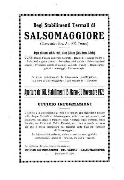 Rivista di idrologia, climatologia e terapia fisica periodico mensile dell'Associazione medica italiana di idrologia, climatologia e terapia fisica