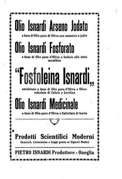 Rivista di idrologia, climatologia e terapia fisica periodico mensile dell'Associazione medica italiana di idrologia, climatologia e terapia fisica