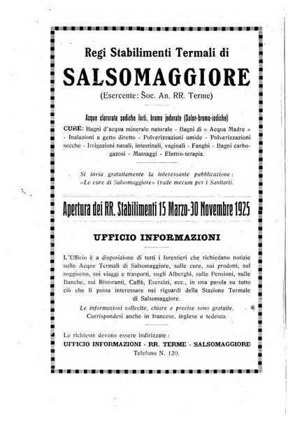 Rivista di idrologia, climatologia e terapia fisica periodico mensile dell'Associazione medica italiana di idrologia, climatologia e terapia fisica