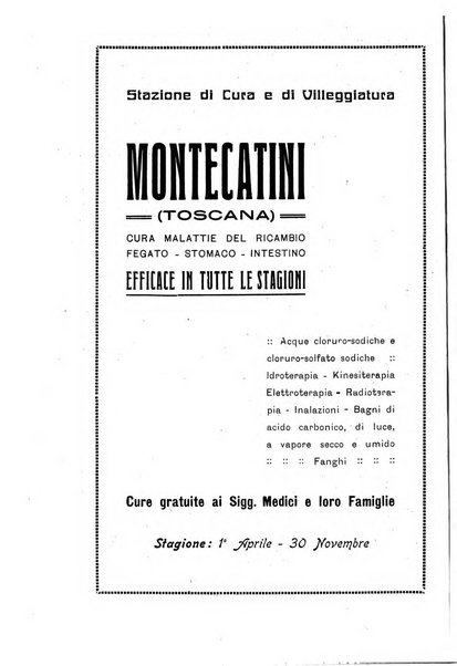 Rivista di idrologia, climatologia e terapia fisica periodico mensile dell'Associazione medica italiana di idrologia, climatologia e terapia fisica