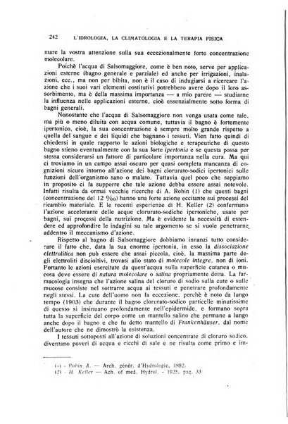 Rivista di idrologia, climatologia e terapia fisica periodico mensile dell'Associazione medica italiana di idrologia, climatologia e terapia fisica