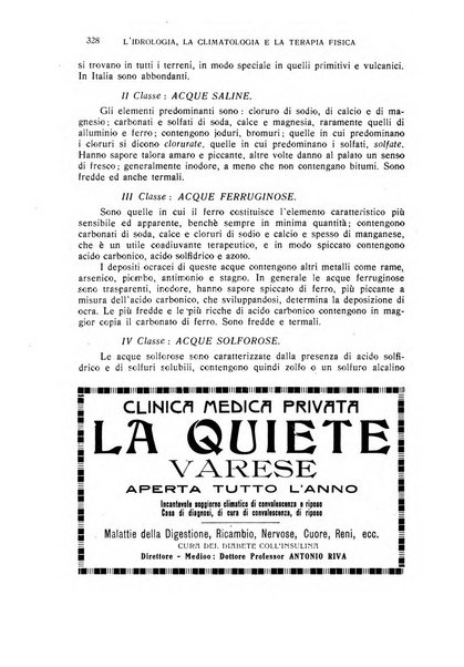 Rivista di idrologia, climatologia e terapia fisica periodico mensile dell'Associazione medica italiana di idrologia, climatologia e terapia fisica