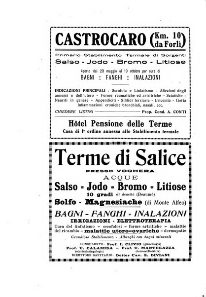 Rivista di idrologia, climatologia e terapia fisica periodico mensile dell'Associazione medica italiana di idrologia, climatologia e terapia fisica