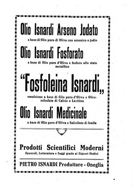 Rivista di idrologia, climatologia e terapia fisica periodico mensile dell'Associazione medica italiana di idrologia, climatologia e terapia fisica