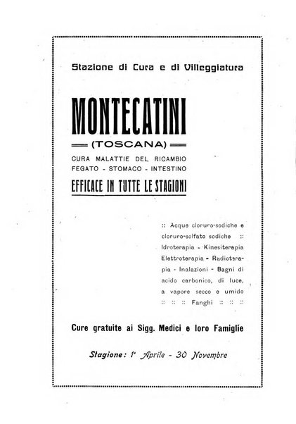 Rivista di idrologia, climatologia e terapia fisica periodico mensile dell'Associazione medica italiana di idrologia, climatologia e terapia fisica