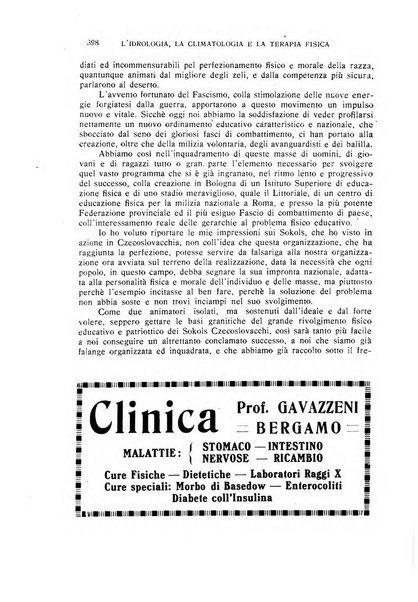 Rivista di idrologia, climatologia e terapia fisica periodico mensile dell'Associazione medica italiana di idrologia, climatologia e terapia fisica