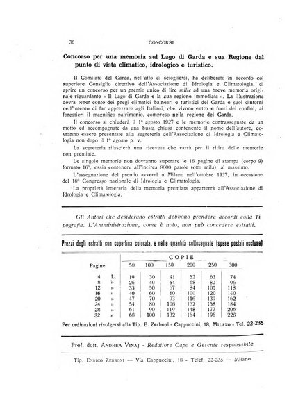 Rivista di idrologia, climatologia e terapia fisica periodico mensile dell'Associazione medica italiana di idrologia, climatologia e terapia fisica