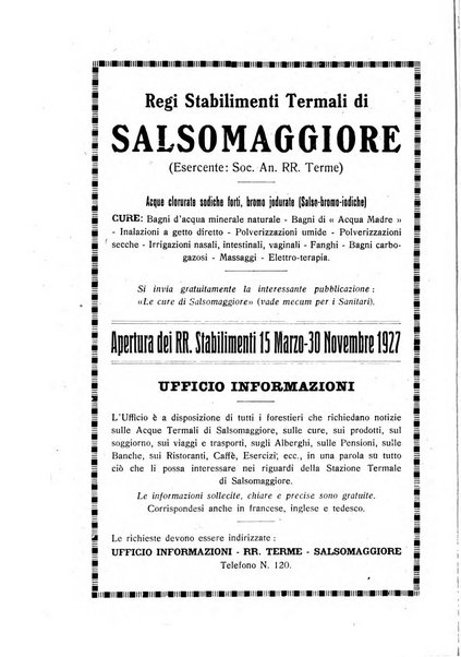 Rivista di idrologia, climatologia e terapia fisica periodico mensile dell'Associazione medica italiana di idrologia, climatologia e terapia fisica