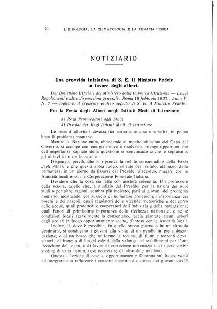 Rivista di idrologia, climatologia e terapia fisica periodico mensile dell'Associazione medica italiana di idrologia, climatologia e terapia fisica