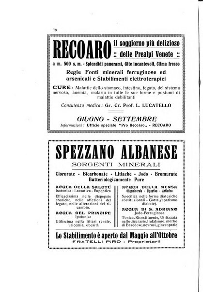 Rivista di idrologia, climatologia e terapia fisica periodico mensile dell'Associazione medica italiana di idrologia, climatologia e terapia fisica