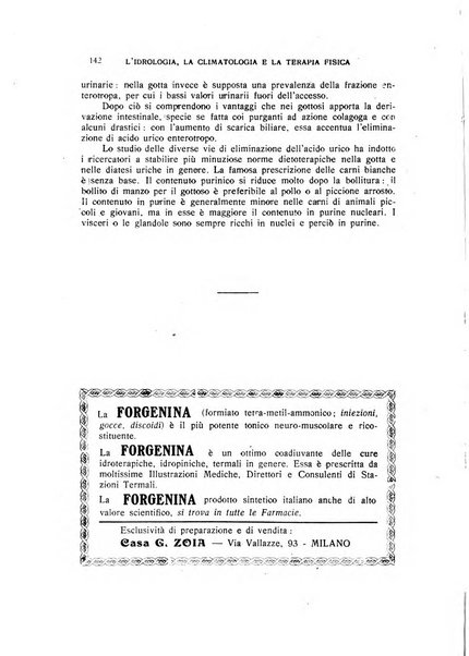 Rivista di idrologia, climatologia e terapia fisica periodico mensile dell'Associazione medica italiana di idrologia, climatologia e terapia fisica