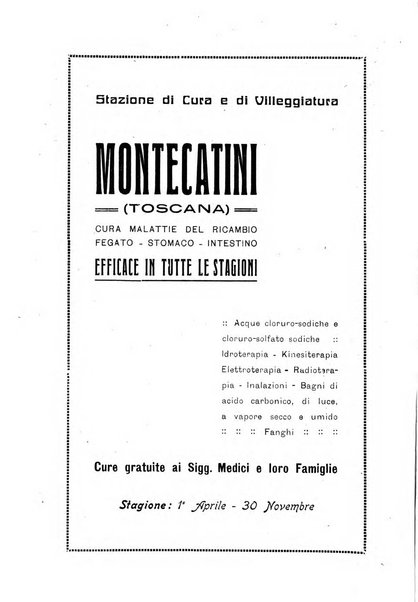 Rivista di idrologia, climatologia e terapia fisica periodico mensile dell'Associazione medica italiana di idrologia, climatologia e terapia fisica