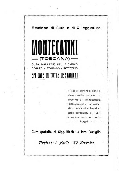 Rivista di idrologia, climatologia e terapia fisica periodico mensile dell'Associazione medica italiana di idrologia, climatologia e terapia fisica