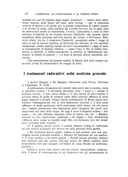 Rivista di idrologia, climatologia e terapia fisica periodico mensile dell'Associazione medica italiana di idrologia, climatologia e terapia fisica