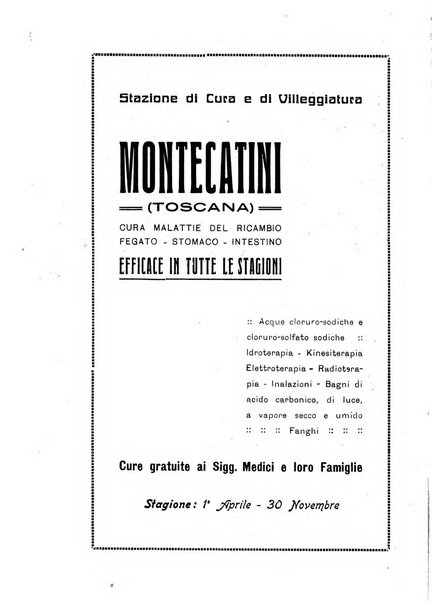 Rivista di idrologia, climatologia e terapia fisica periodico mensile dell'Associazione medica italiana di idrologia, climatologia e terapia fisica